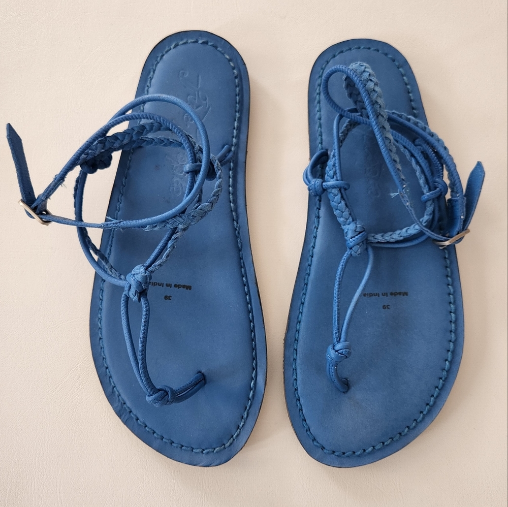 Free People Blue Sandals